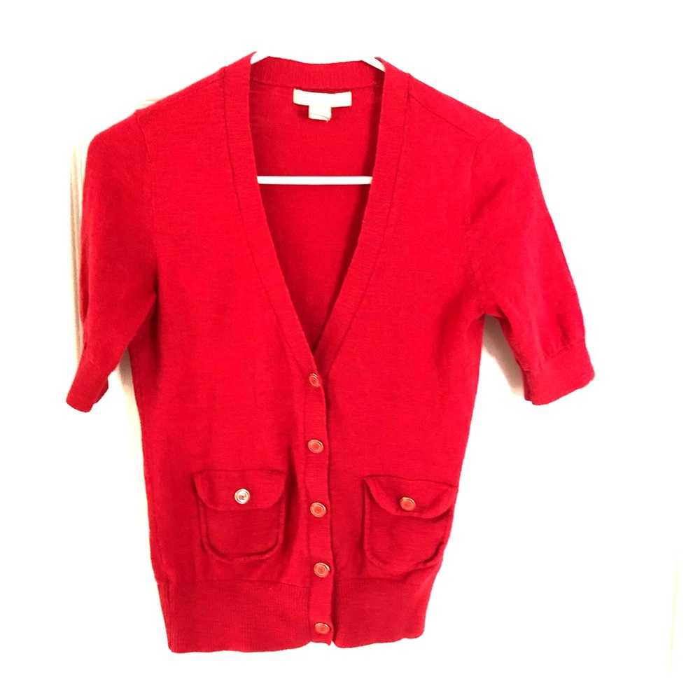 Banana Republic shirt sleeve sweater EUC